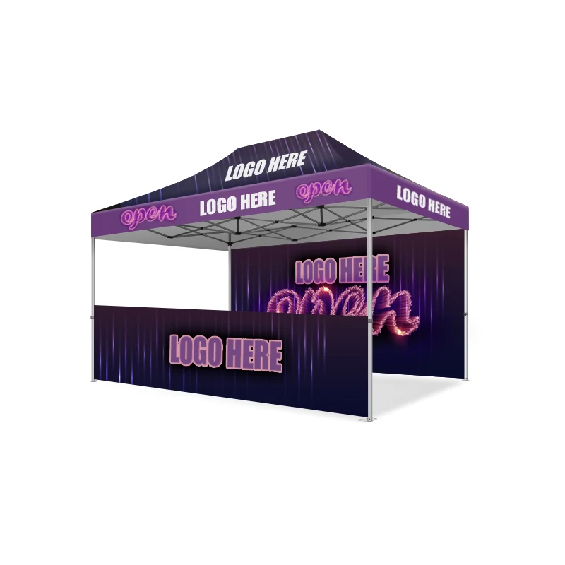 Free Design Custom Size Aluminum Alloy Frame Outdoor Trade Show Tent 3X6m 10x20ft Gazebo Waterproof Pop-up Canopy Events