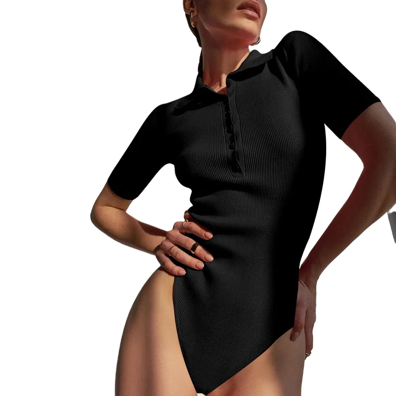 

Custom jumpsuit women bodysuits knitting body suit top women fitness bodysuit