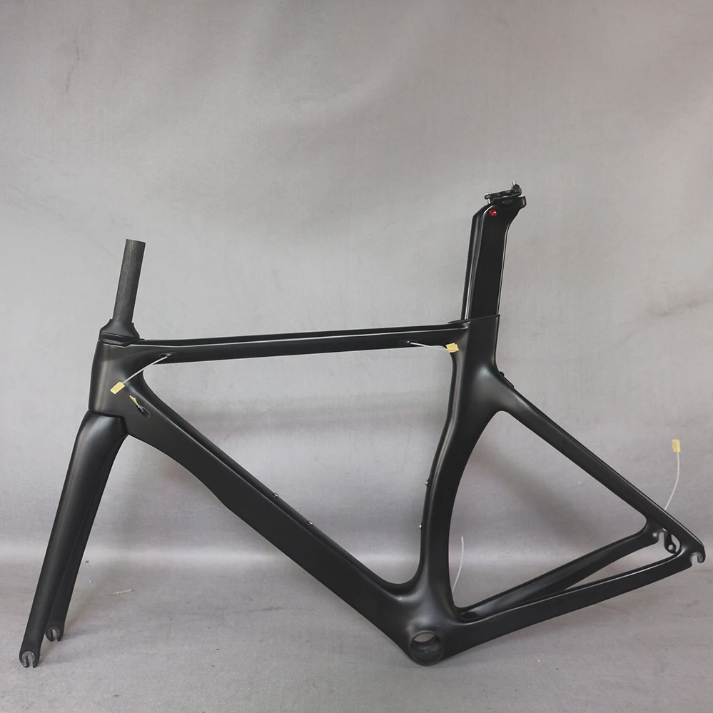 

2021 NEW OEM Aero Road bike carbon fiber frame bicycle frame cycle Super Light frameset T700 black matte TT-X2