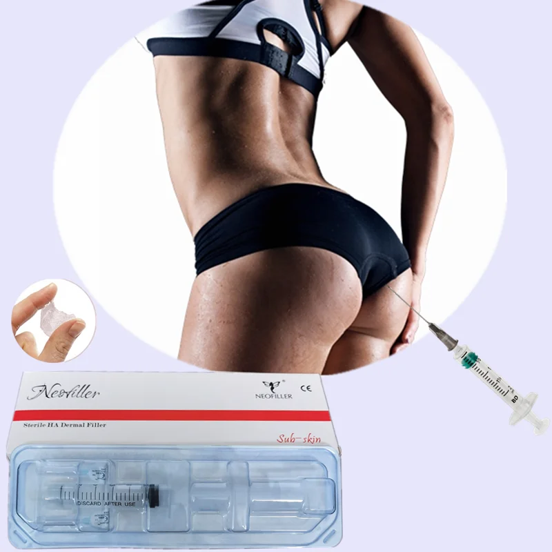 

Dermal hyaluronic acid filler injectable hip enhance buttock 10ml, Transparent