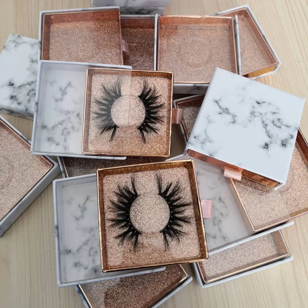 

Custom Own Brand Eyelashes Long Soft 3d Mink Eyelash With High Quality Wholesale Private Label real mink eyelashes vendor, Black color