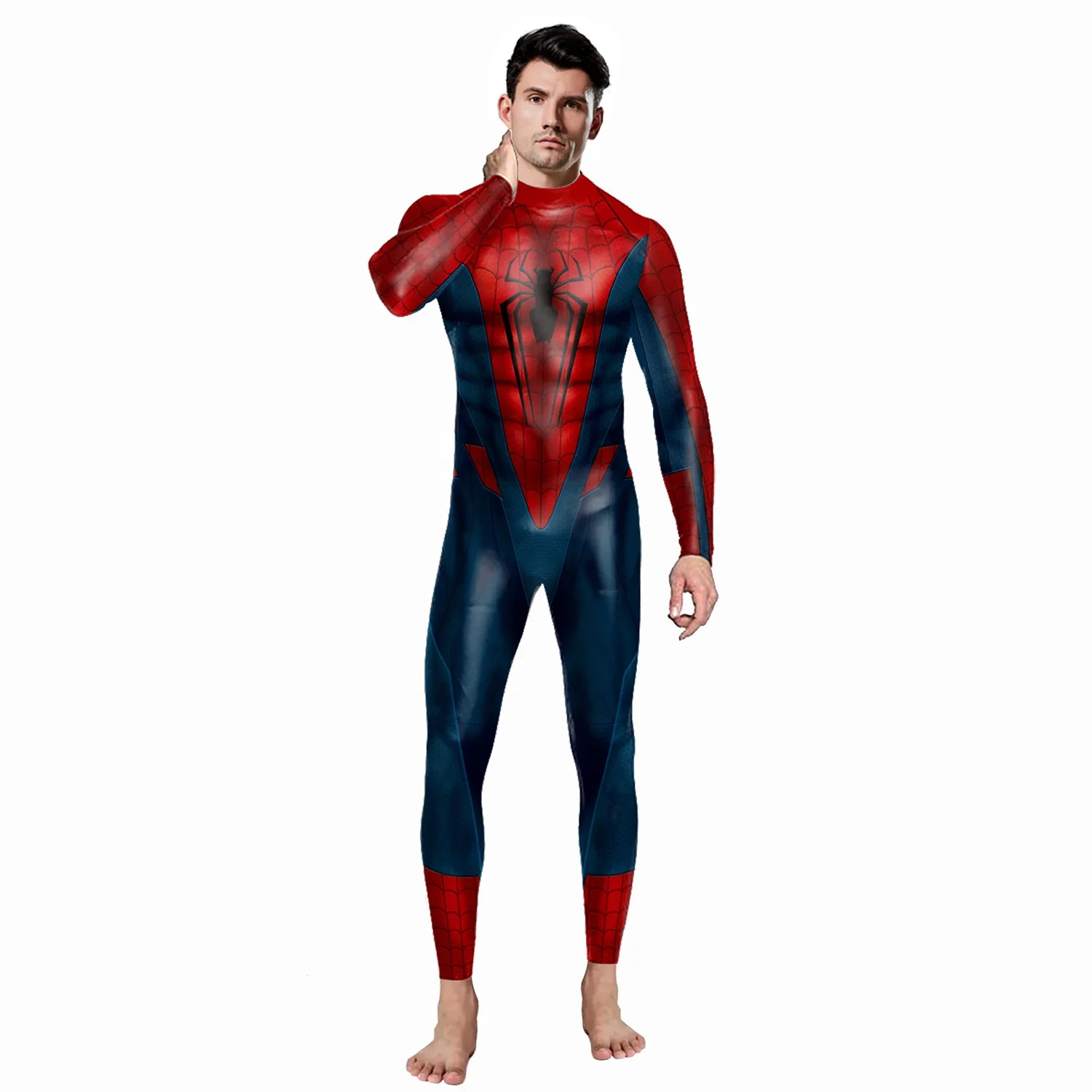 

Wholesale Custom 3D Printed Jumpsuit For Men and Women Marvel Movie Cosplay Costume Superhero Spiderman Costume