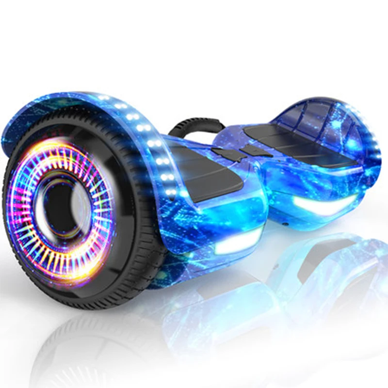 

2022 High quality hover board Electric Self Balancing Scooter Adults 300W Dual Motor Wheels LED Scooters for Kids, Different color are available