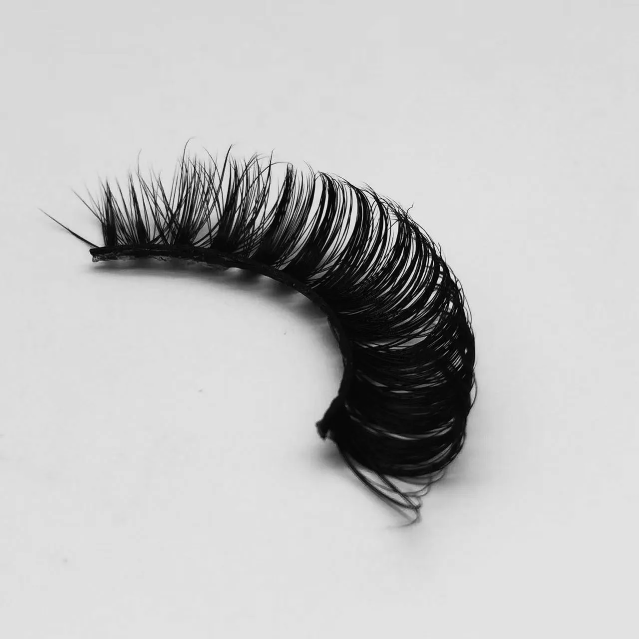 

X803E 15mm Best Selling false eyelash Synthetic Lashes 20mm Faux 5d 3d Mink Eyelashes 3D Silk Russian Strip Eyelash Vendor