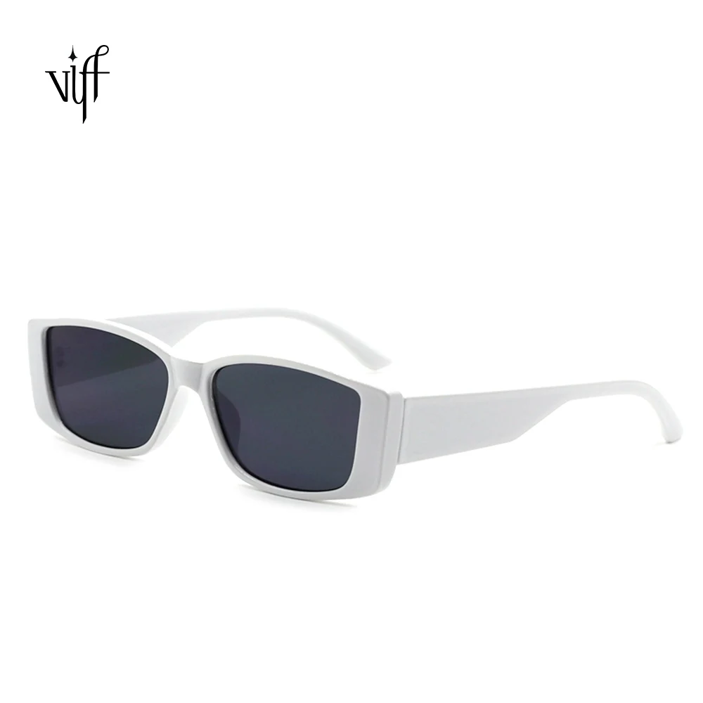 

VIFF HP18558 Fashion Retro Small Frame Sun Glasses River Gafas Del Sol Hot Sales Rectangle Small Irregular Frame Sunglasses, Multi and oem