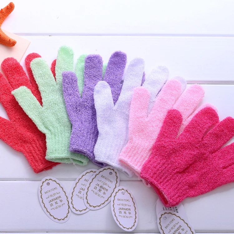 
Hot-sale Cleaning Dead Skin Shower Spa Massage Scrubber Exfoliating bath glove 