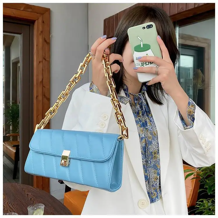 

Women Pu Leather Girls Purses And Handbags Shoulder Bag Luxury Design Female Casual Small Wallets Tote Bag, As show