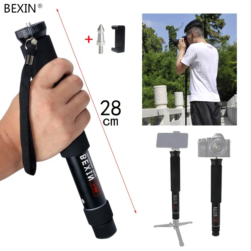 

BEXIN professional Lightweight flexible portable pocket dslr camera phone mobile holder selfie stick mini monopod support stand