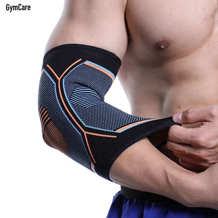 

Hot sale compression sleeves elbow support protect for elbow pain, Blue