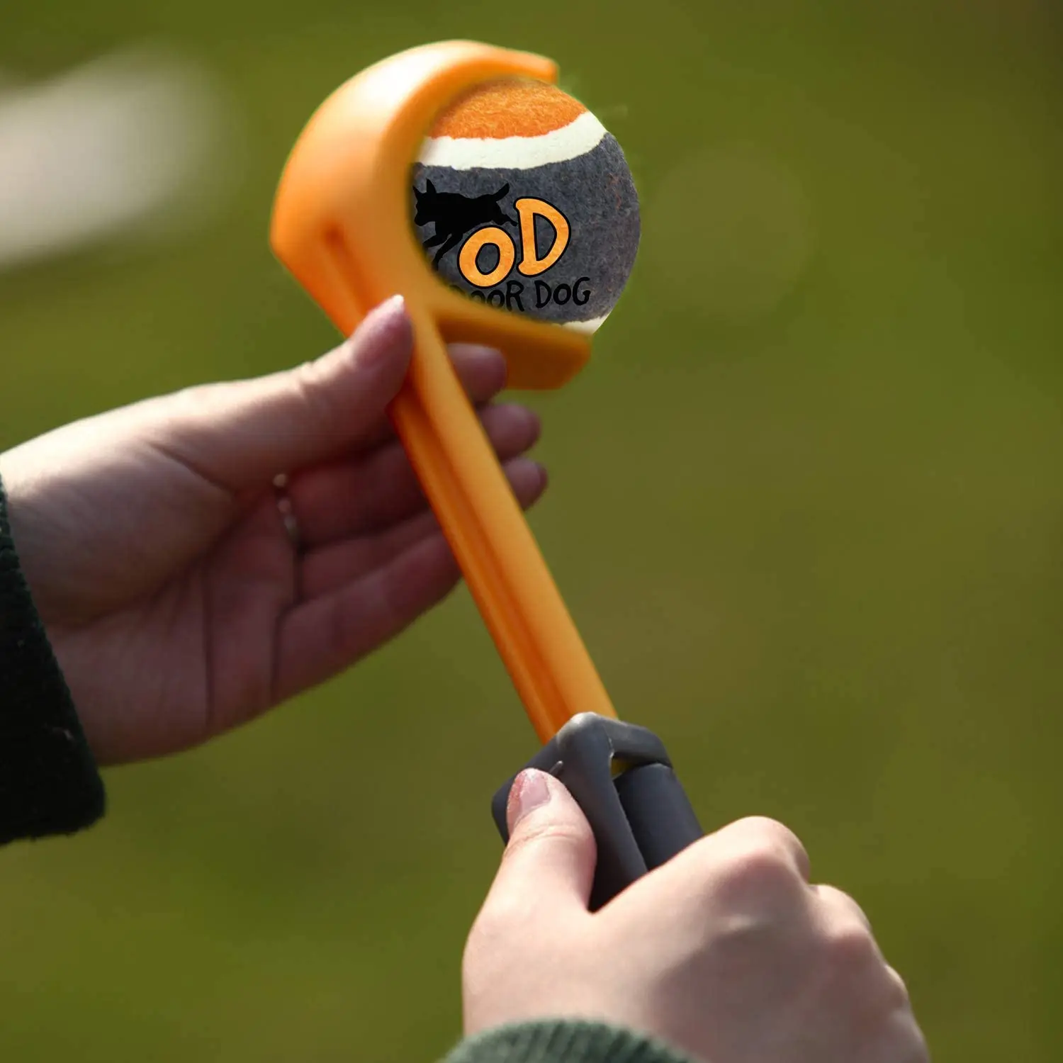 Allforpaws Outdoor Sport Interactive Pet Tennis Launcher Toy Dog Ball