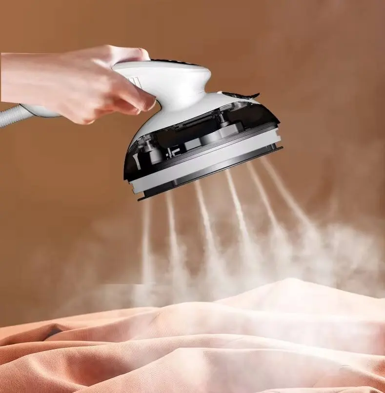 New Portable Mini Handheld Steamer Iron 3 Modes for Wet&Dry Ironing 90 Degree Rotation Anti-Drip Clothing Steamer Electric Irons