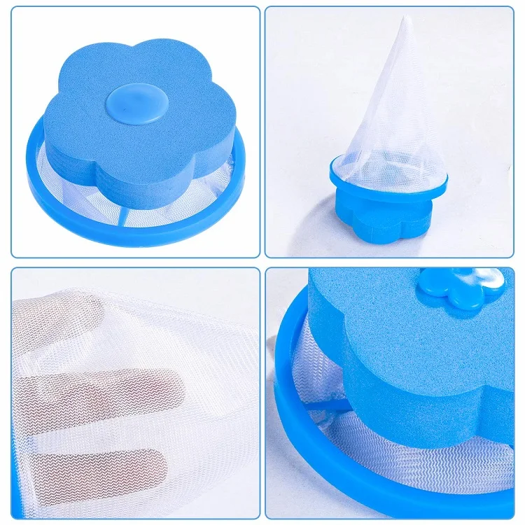 
Portable Washer Plush Net Pouch filter Reusable Washing Machine Floating Lint Mesh Bag Washing Machine Hair Filter Net Pouch 