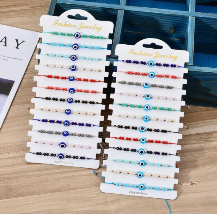 

Ins Style Fashion Bead String Bracelet Jewelry Rope Eye Accessories For Ladies