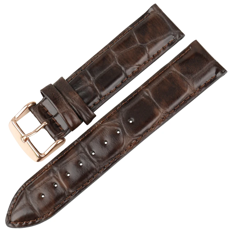 

MAIKES Wholesale Luxury Genuine Leather Watch Strap 12mm - 20mm Crocodile Pattern Watch Band Replace Bracelets