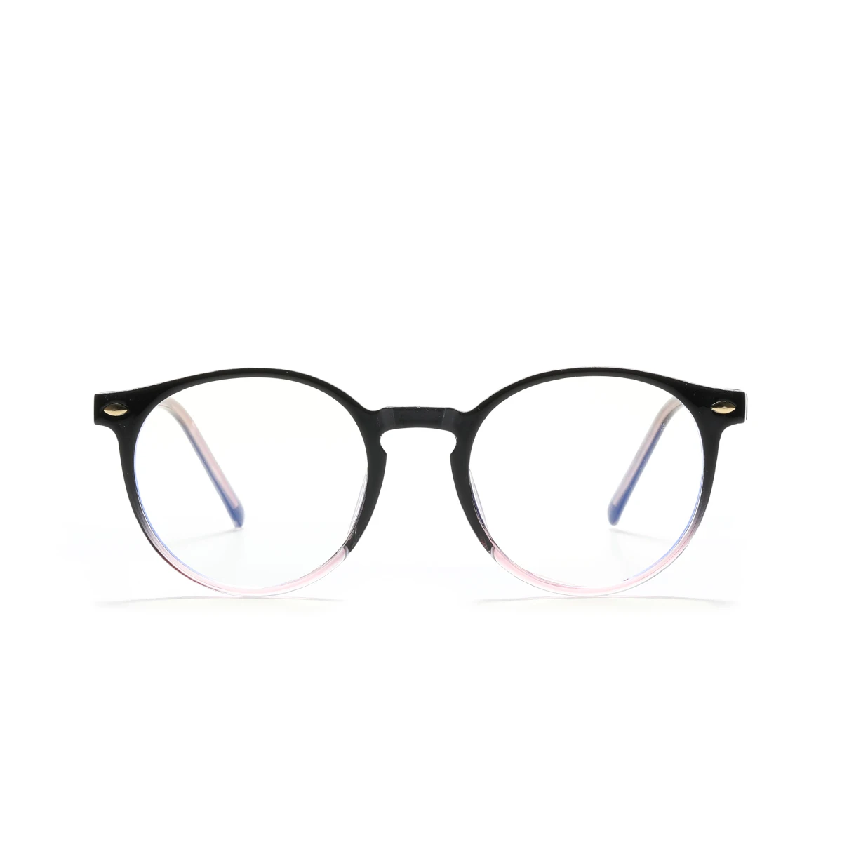 

High quality round frame small frame demi transparent frame reading glasses