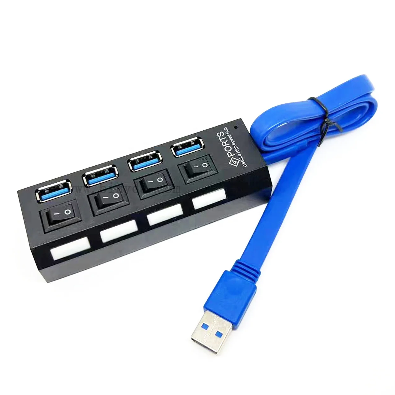 

USB HUB 3.0 4 Port Multiple Expander USB 3.0 Hub with Switch Multi USB Hub Splitter Use Power Adapter