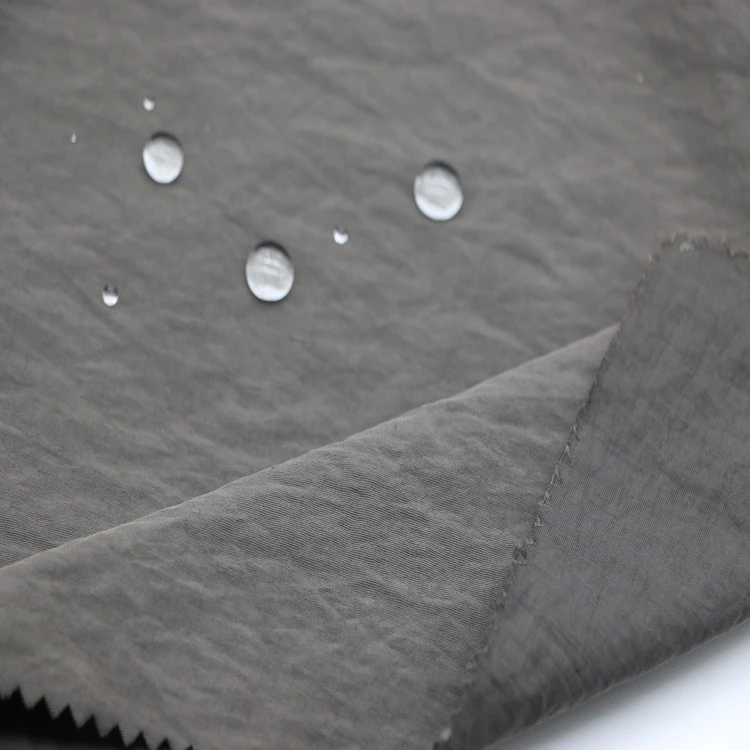 
Waterproof Crinkle 228t full dull brush nylon taslon fabric  (62266884422)