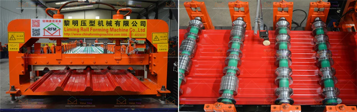 High Performance Corrugated Panel Zinc Aluminum Roofing Iron Sheets Roll Forming Making Machine