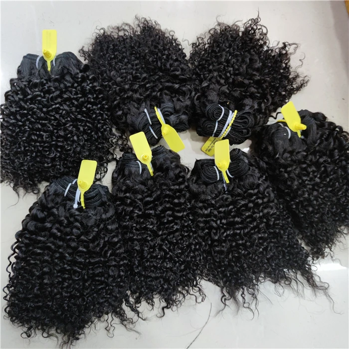 

Letsfly Grade 9A Original Brazilian remy Hair Kinky Curly Bundle with Wholesale Price For woman hair Extensions Free Shipping