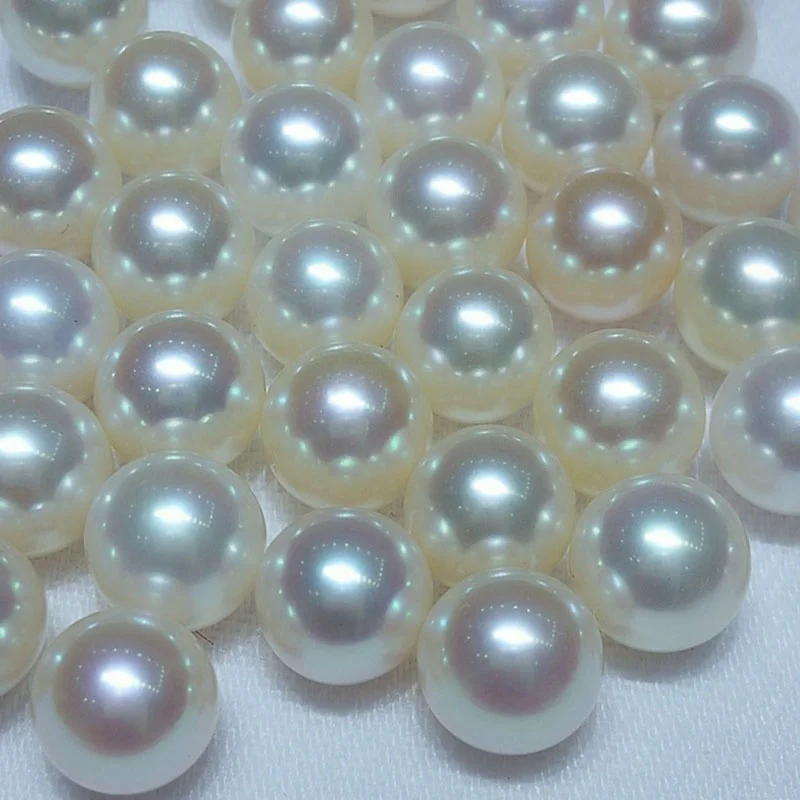 

2020 wholesale semi-finished product round pearl loose natural freshwater pearl price