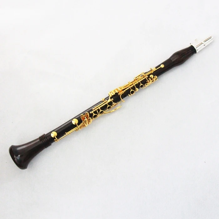 

High Level Gold Plated 17 Keys Bb Ebony Clarinet, Black