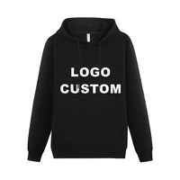 

OEM Factory Wholesale Hoodie Sweatshirt Cotton Long Sleeve Custom Logo Printing Oversize Black Pullover Hoodies