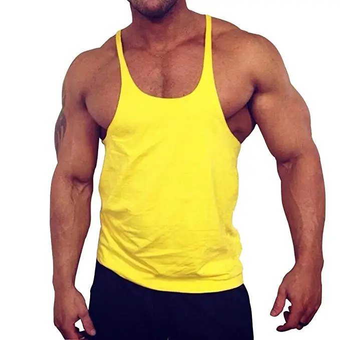 

Men's Gym Workout fitness stringer vest tank top bodybuilding, 8colors