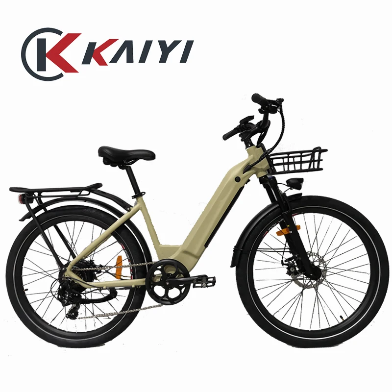 

KAIYI cruiser ebike moped bike city 27.5*2.4 wheel electric bicycle europe