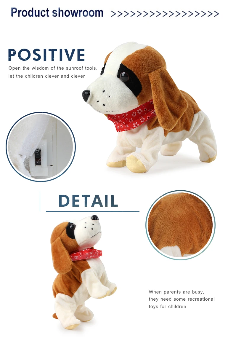 Remote control pet vocal control intelligent children realistic animal dog toy