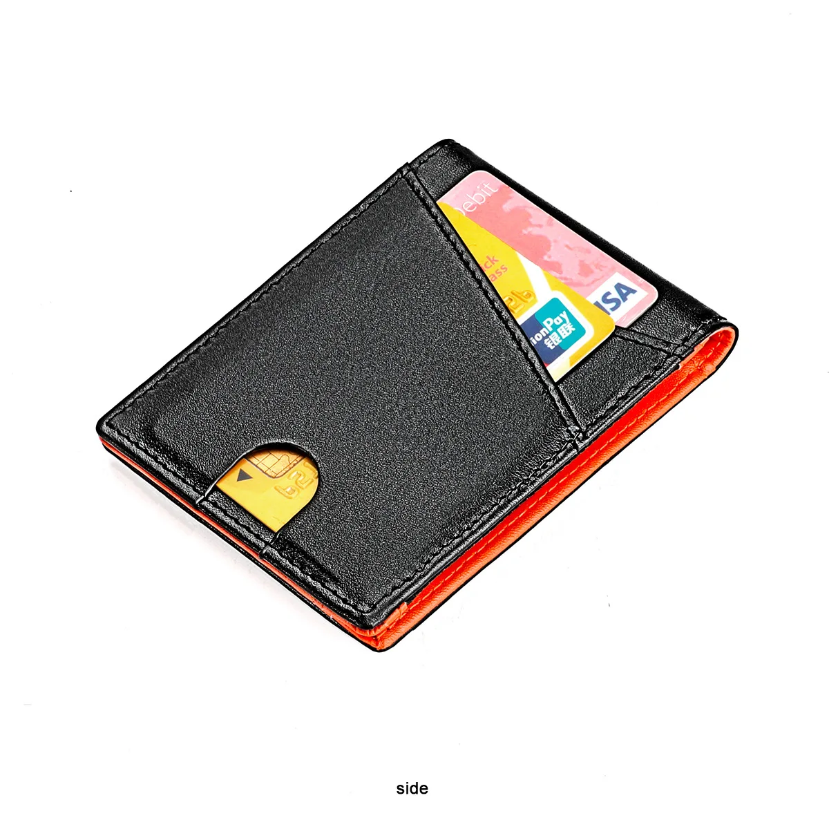 

Factory Supply Men's RFID Minimalist Metal Card Holder Wallet with Gift Box Personalized Corporate Gifts Idea Mens Wallet