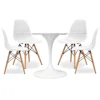 Ready to ship new products marble top dining table set