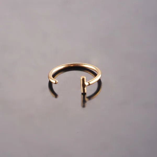 

Lip studMermaid Bracelet Fashion Punk Style female Fake Lip Piercing Ring Body Piercing Accessories Nose hook Ring for cool guy