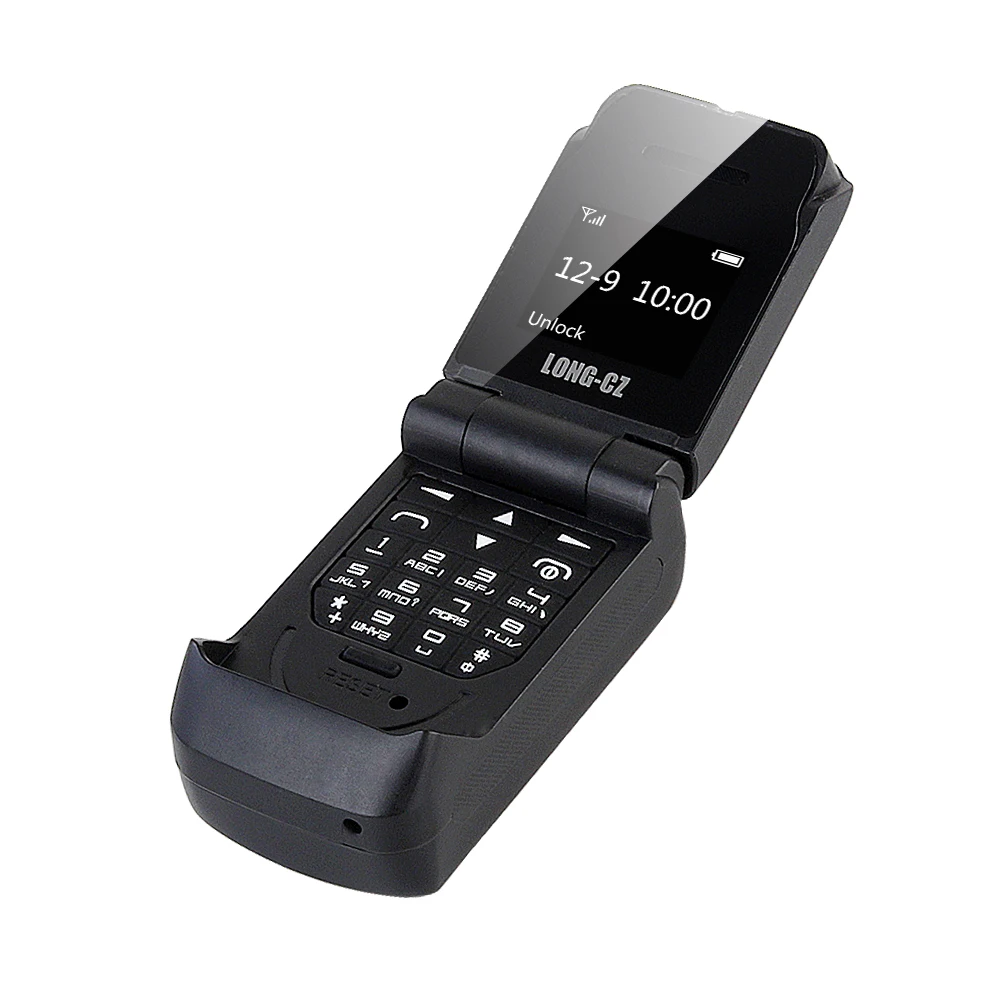 

LONG-CZ J9 Flip Card Phone Magic Voice BT Dialer Cellphone FM Radio Mini Cell Earphone Long Standby J9 Phone