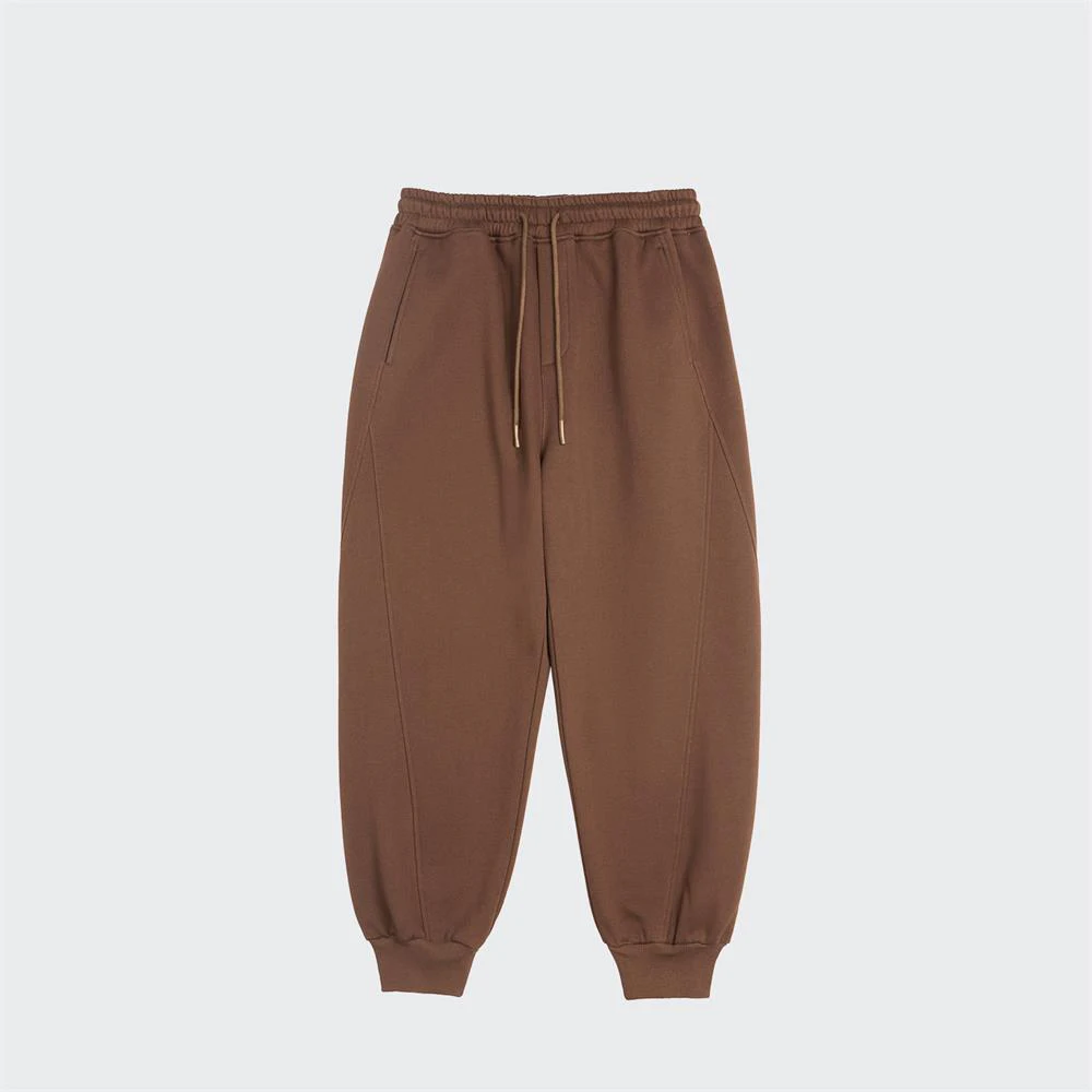 Wholesale Oversized Heavy Thick Sweat Pants Men Custom 100% Cotton Mens Sweatpants
