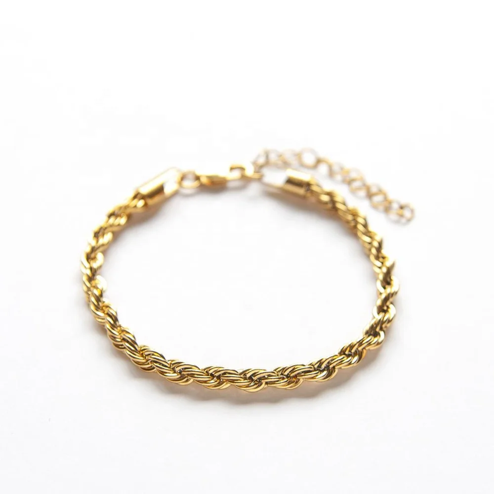 

Fashion-jewelry Wholesale Rope Chain Stainless Bracelet Chain Women Chain Bracelet