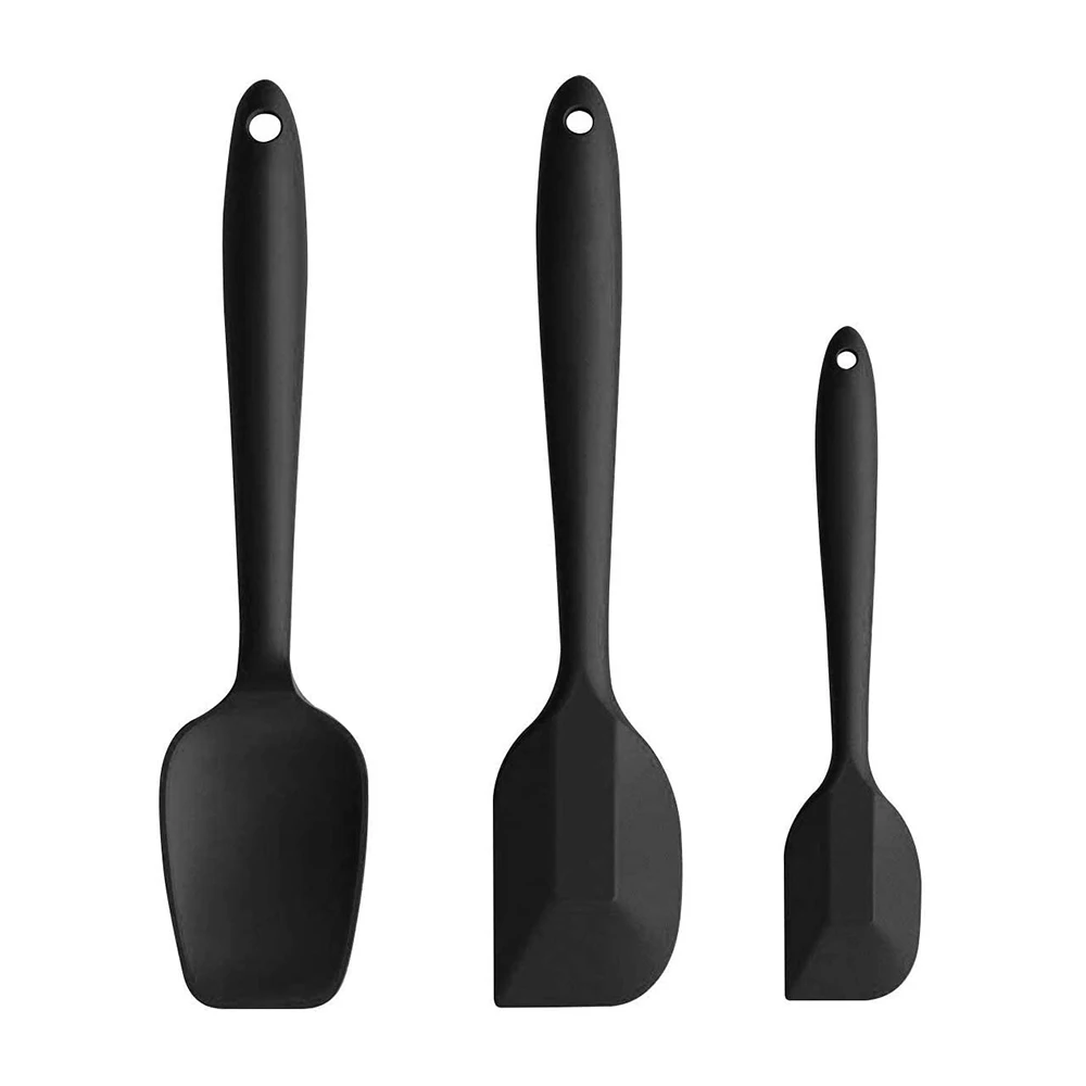 

One Piece Design Solid Heat-Resistant Non Stick Baking Cooking Utensil Silicone Scraper Spatula