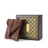 

Gold Double Open Door Case Copper Logo Bracelet Box Gift Bags Chinese Style With Pouches Bangle Box