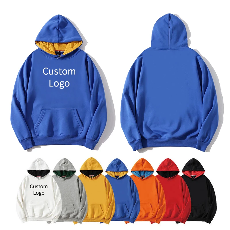 

Fashion Colorways 700gsm 100% cotton custom Thick fleece streetwear hoodies sweatshirts unisex pullover
