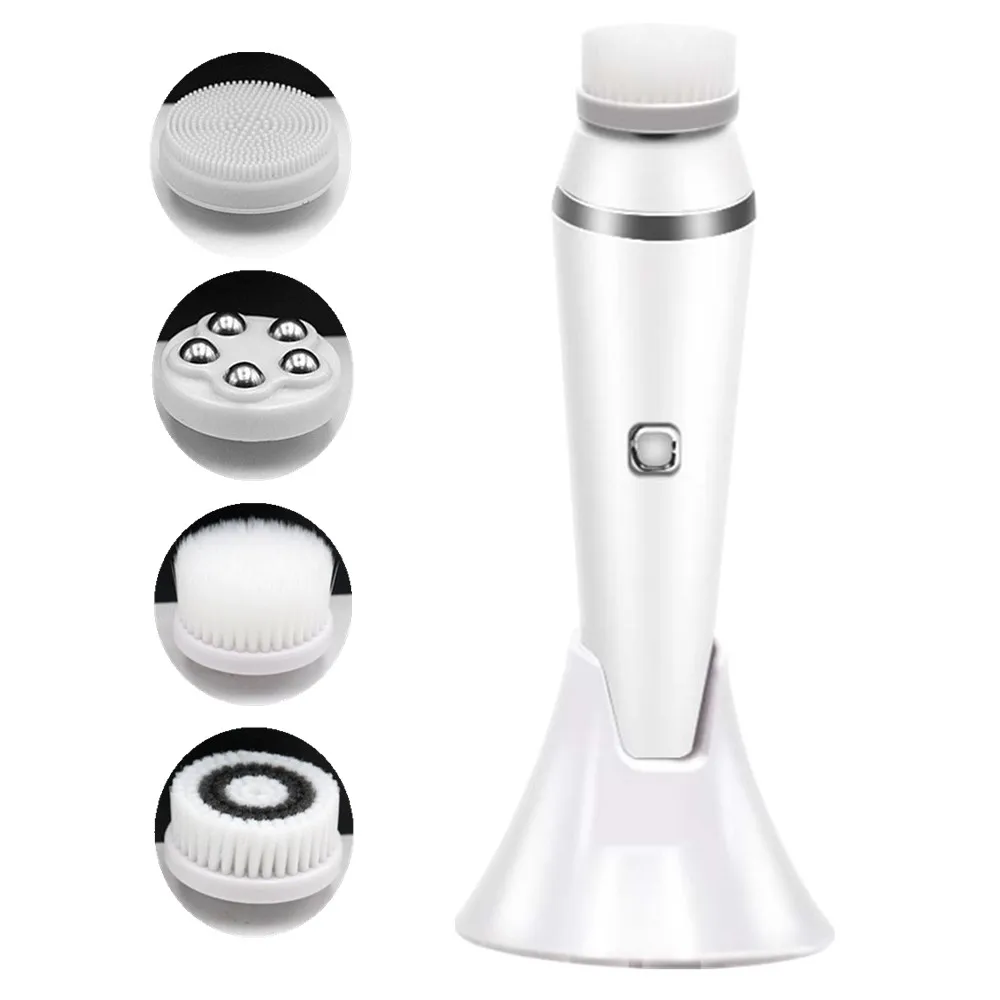 

5 in1 Spin Exfoliating Electric Face Cleanser Sonic Facial Cleansing Brush, Customized