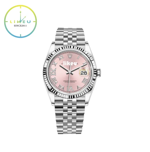 

36 mm Women Swiss Movement Luxurious 904l Stainless Steel Sapphire Mirror Glass Mechanics Rolexables Watches