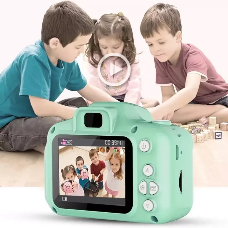

2020 latest children's camera TF card memory card birthday gift children gift video camera portable kids camera