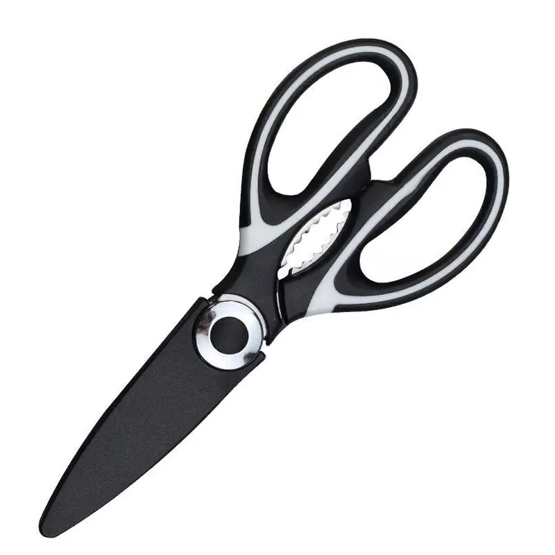 

Amazon Hot Seller Multi Purpose Kitchen Shears Stainless Steel Kitchen Scissors for Cutting Poultry Fish Meat