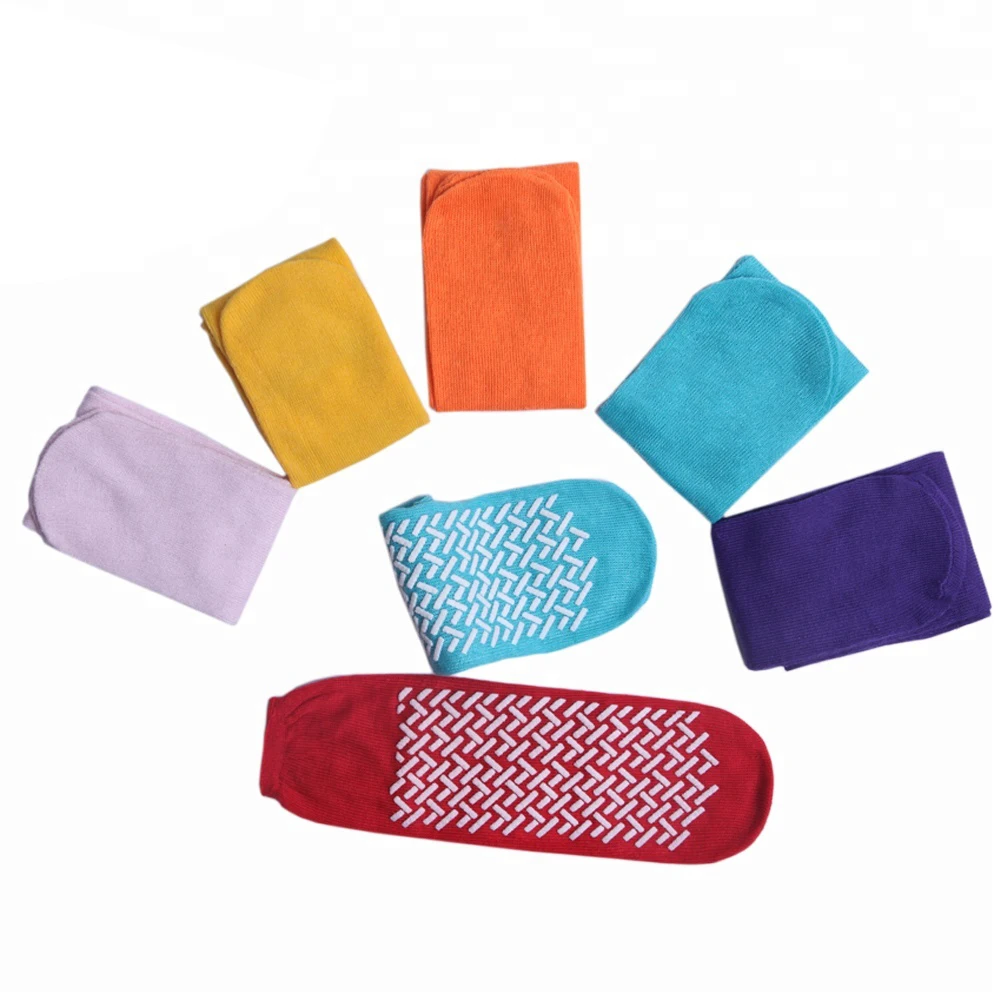 

Custom logo yoga Non slip socks trampoline socks anti slip medical socks, Red, green, royal blue, yellow, beige, grey