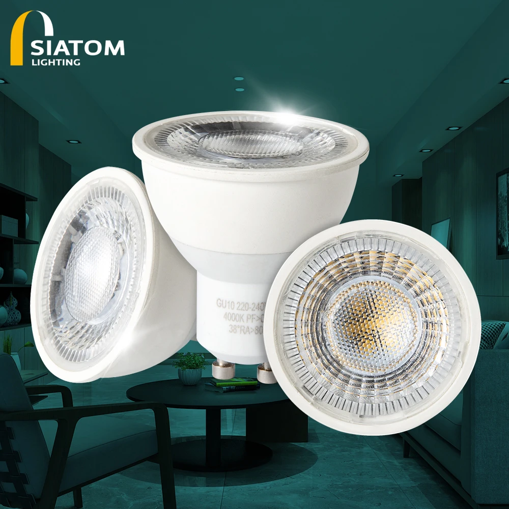 12v 6w changeable led bulb gy6.35 7w 5000k candelabra led bulb high quality GU10 LED spotlight bulbs