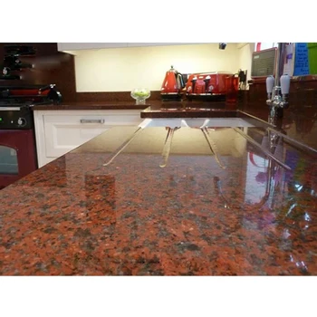 Red Granite Kitchen Countertop