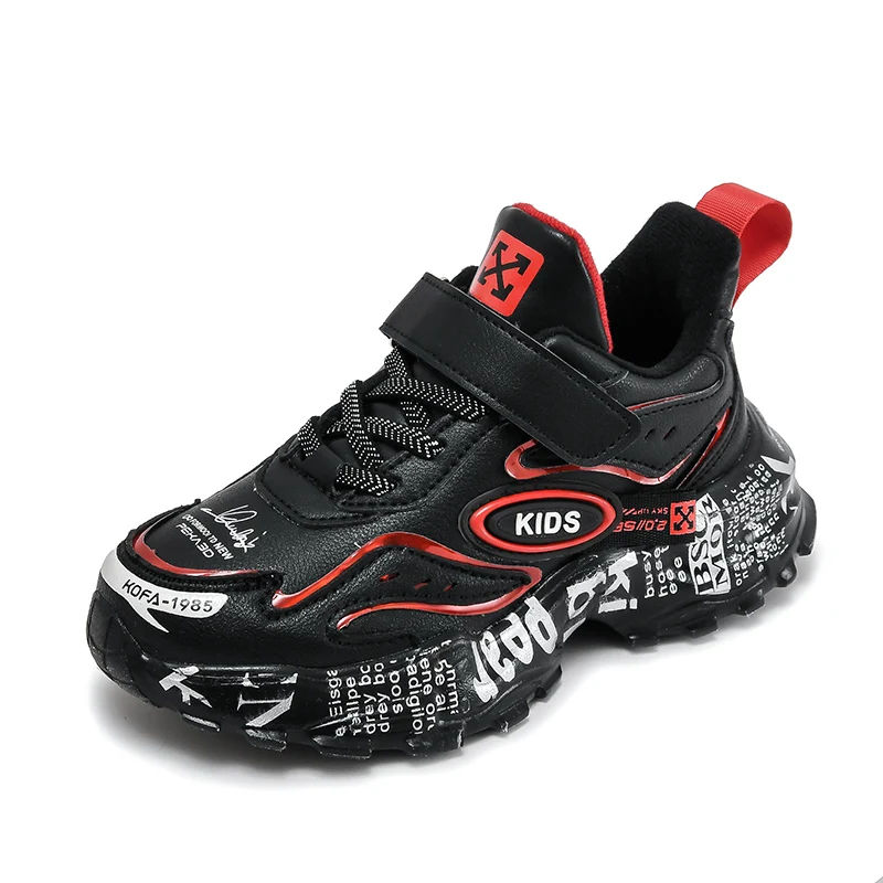

Special design widely used kids jelly shoes colorful kids custom shoes, Black/red