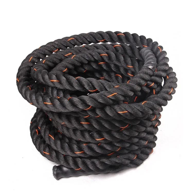 

Economic and Efficient Thickness 38mm Length 9meters Fitness Battle Rope, Black&yellow,black&red