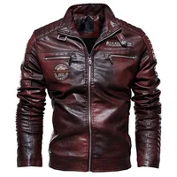 

2019 New Autumn And Winter High Quality Fashion Coat Leather Jacket for Cool Guys