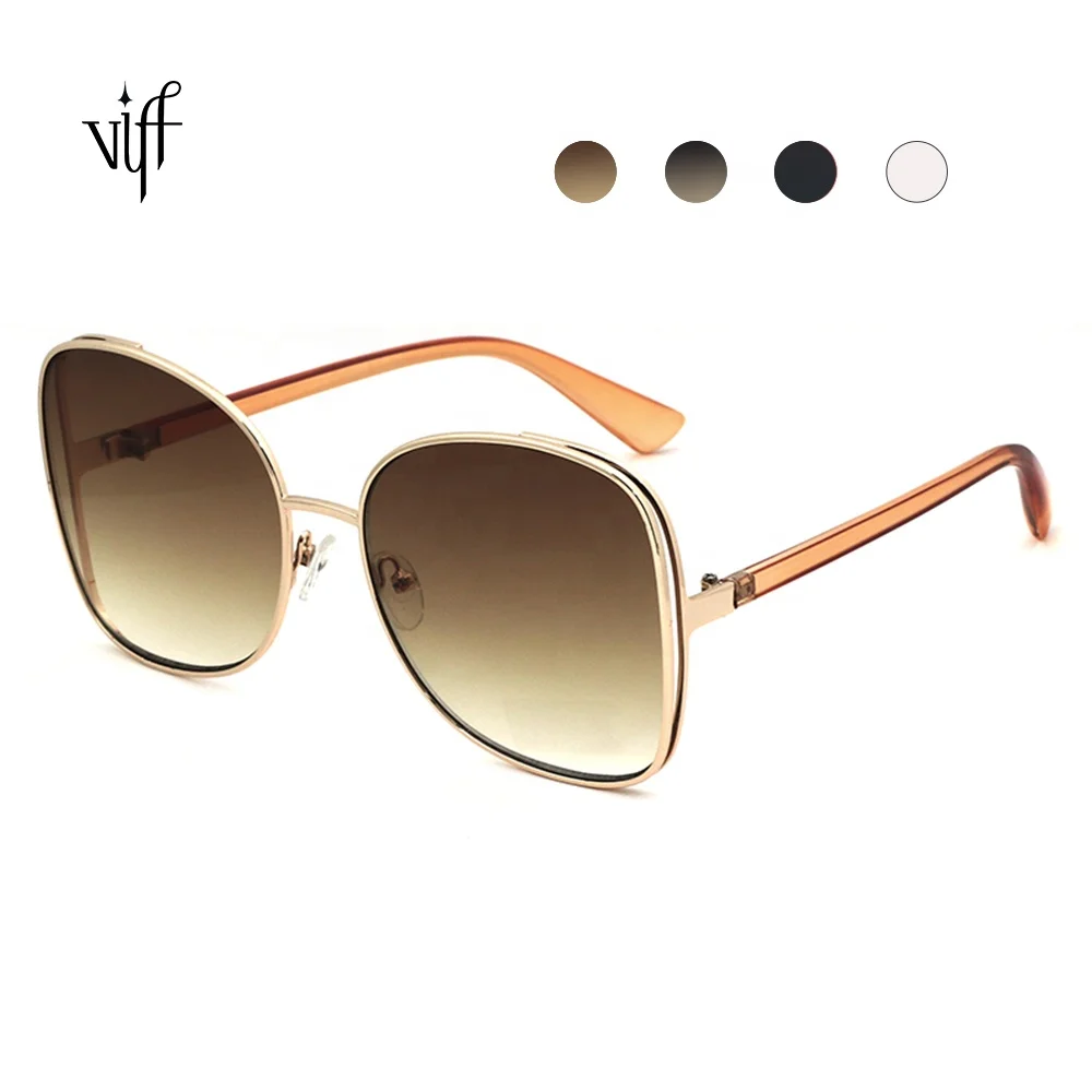 

VIFF Women Trendy Sunglasses HM19180 Custom Brand Logo Italy Design Designers Shades Sunglasses