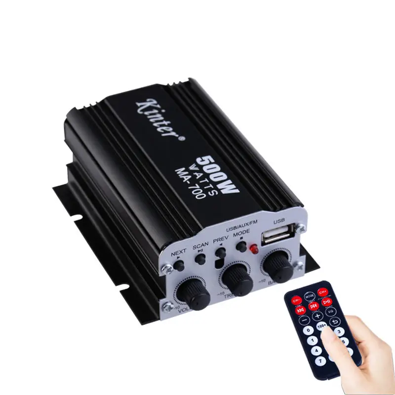 

kinter MA-700 car mini amplifier 2 channel with fm usb